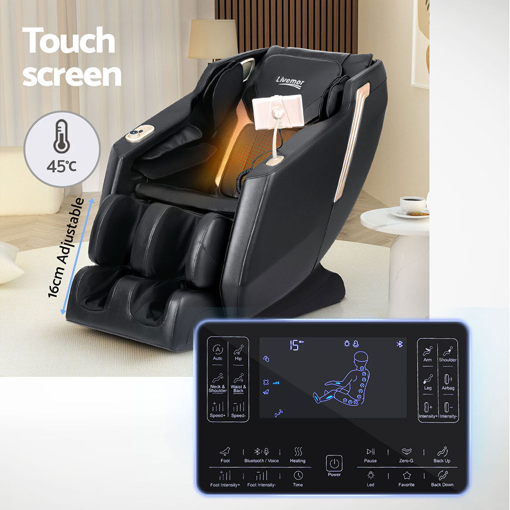 Livemor Massage Chair Electric Recliner Home Massager Baird Price