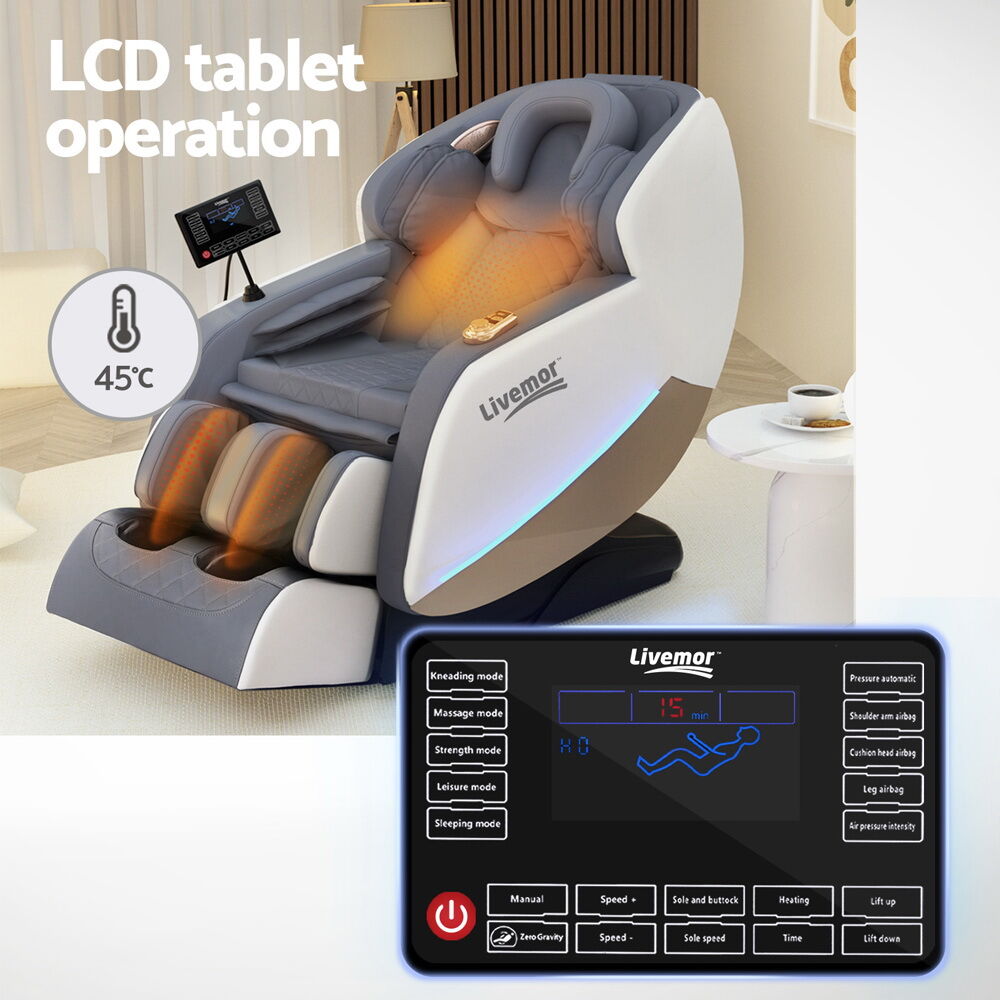 Livemor Massage Chair Electric Recliner Home Massager Beryl Price