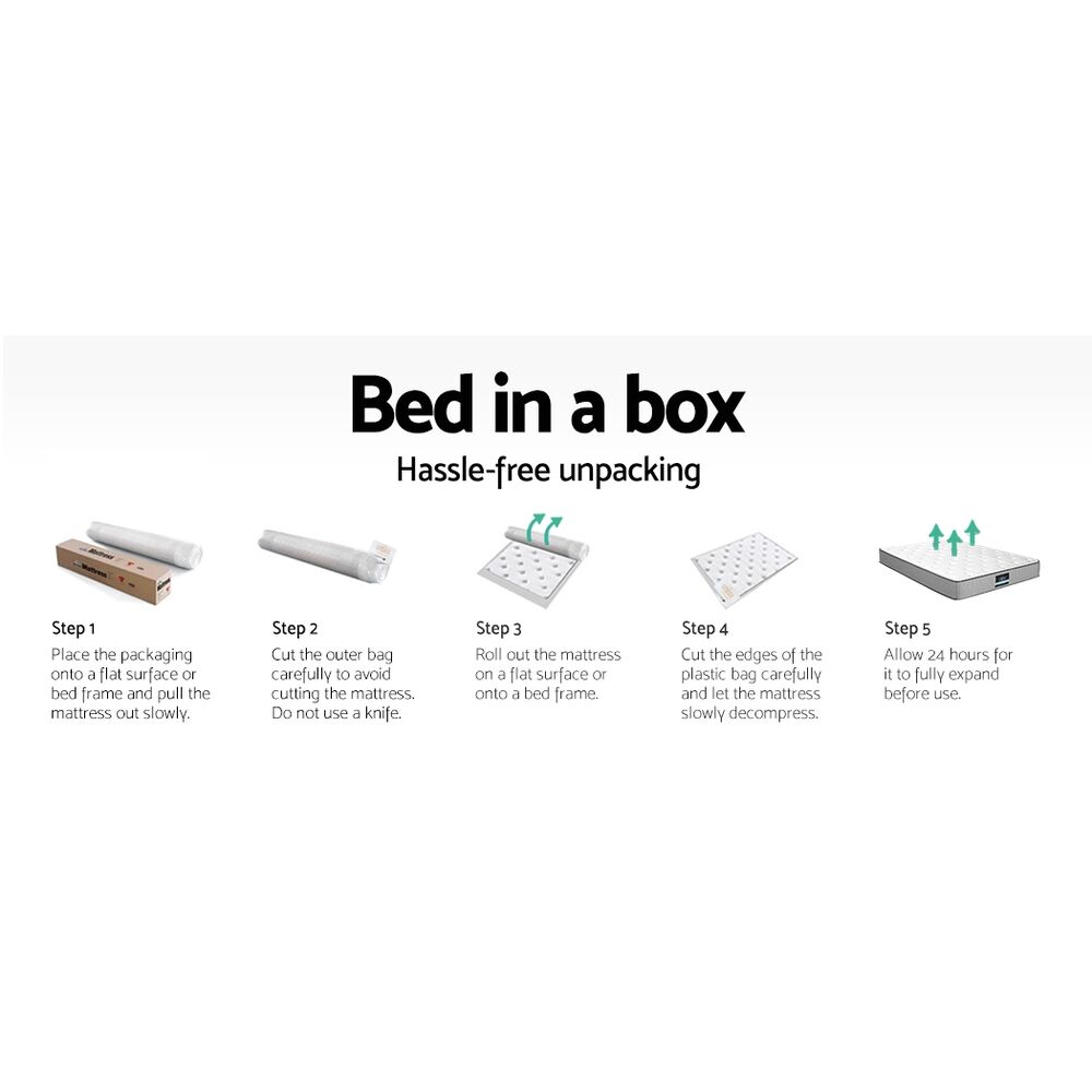 Giselle Bedding 32cm Mattress Euro Top Queen Price