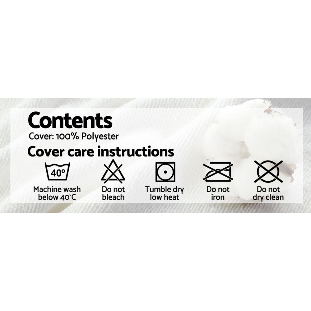 Giselle Bedding Memory Foam Pillow 19cm Thick Twin Pack Price