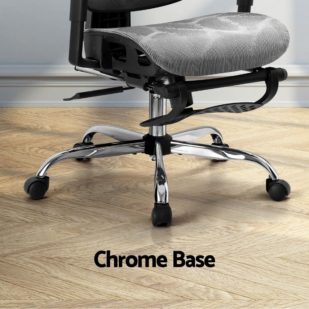 Artiss Ergonomic Office Chair Footrest Grey Price