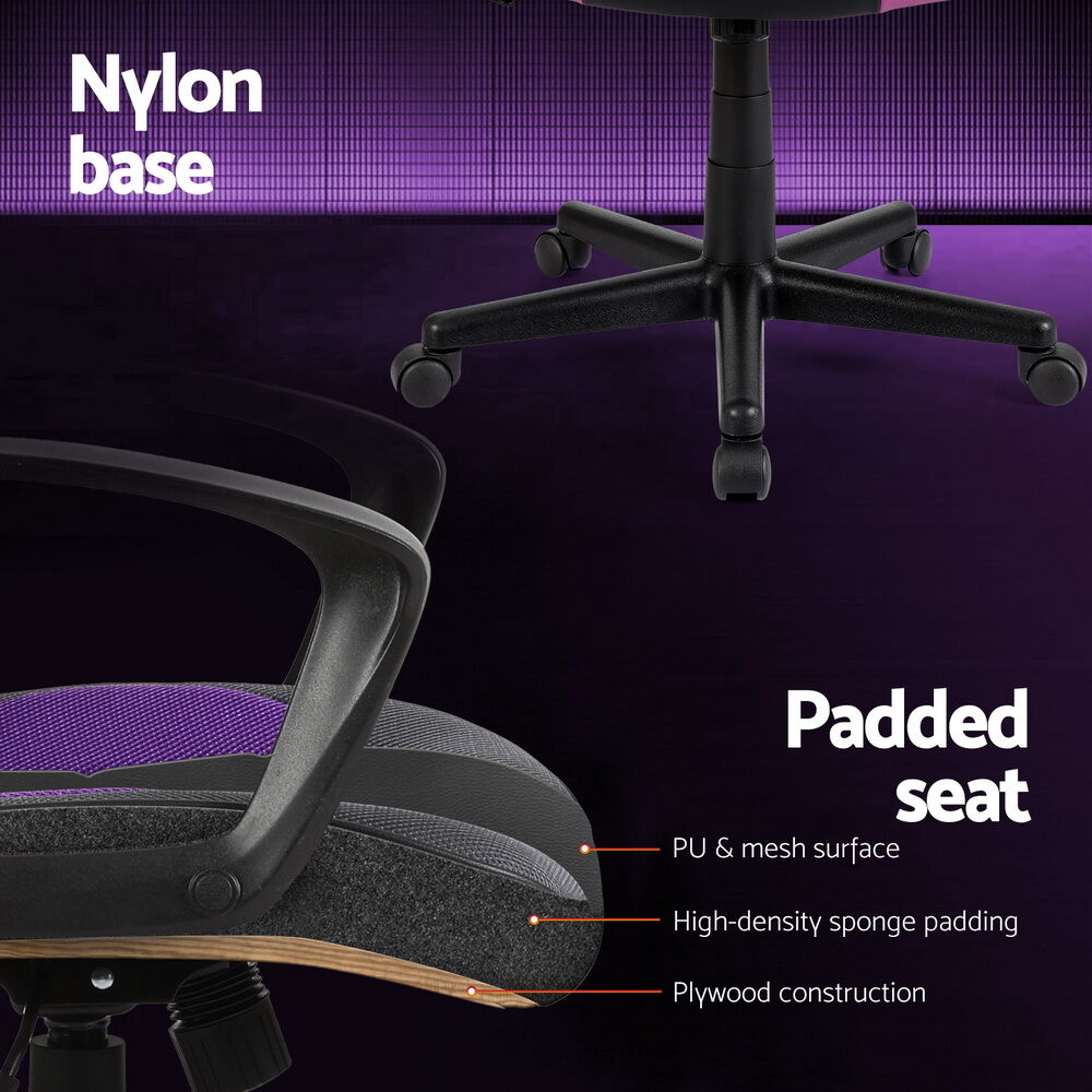 Artiss Gaming Office Chair Computer Chairs Purple Price