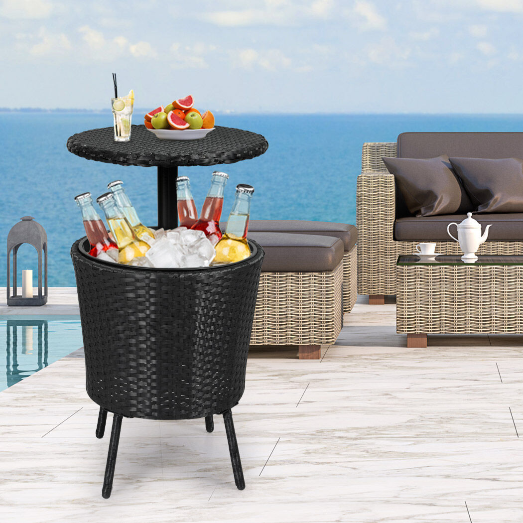 Cooler Ice Bucket Table Bar Outdoor Price