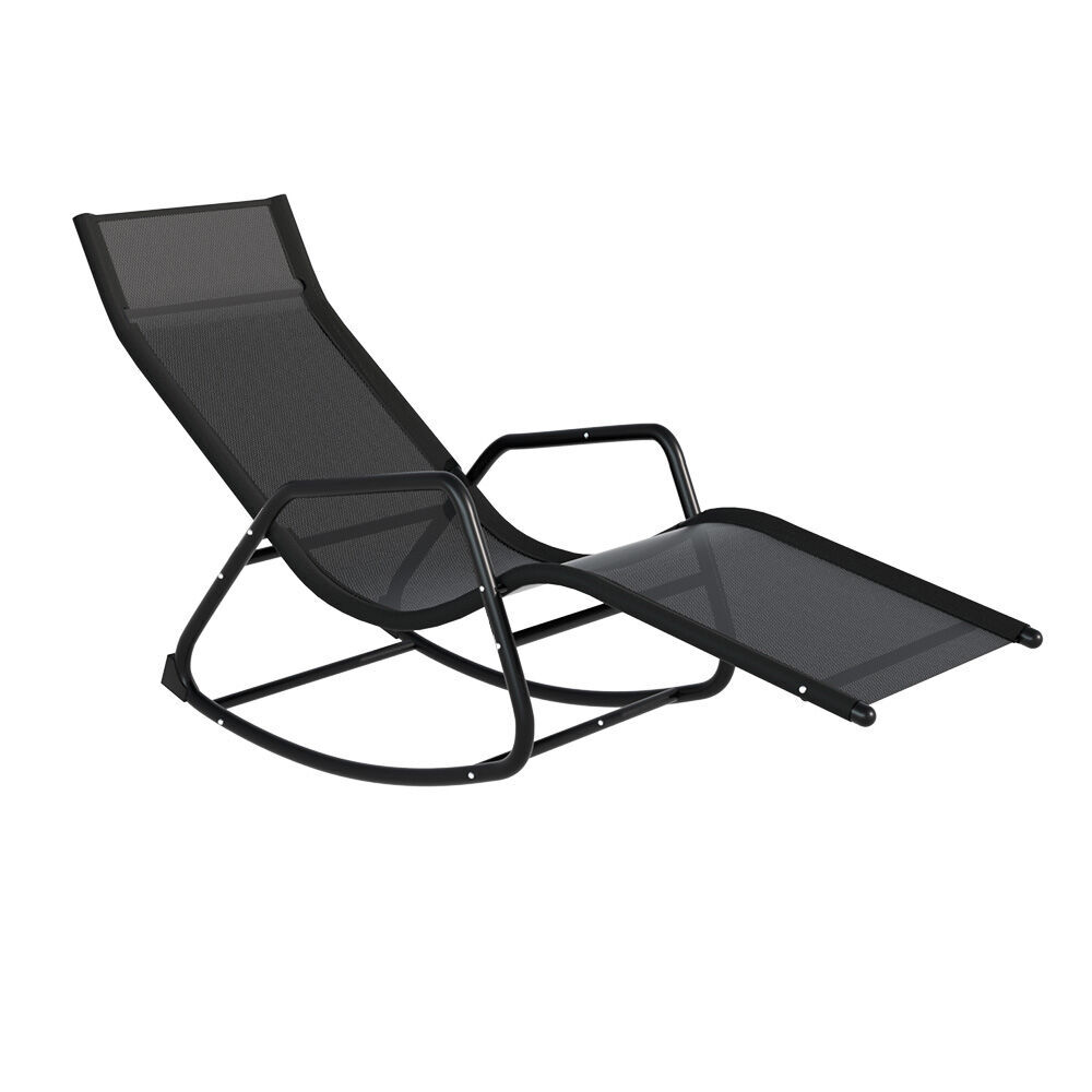 Gardeon Sun Lounge Rocking Chair Outdoor Lounger Patio Furniture Pool Garden Price