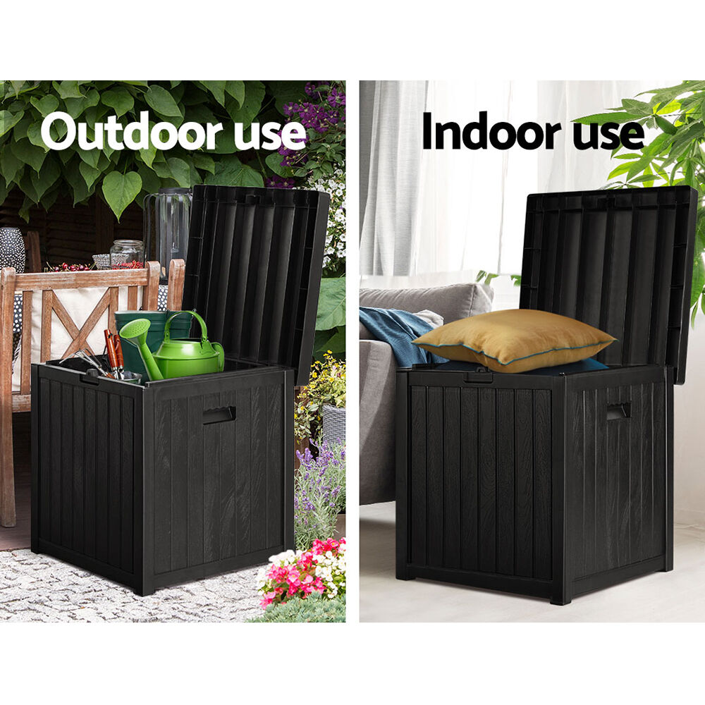 Outdoor Storage Box 195L Bench Seat Garden Deck Toy Tool Sheds Price