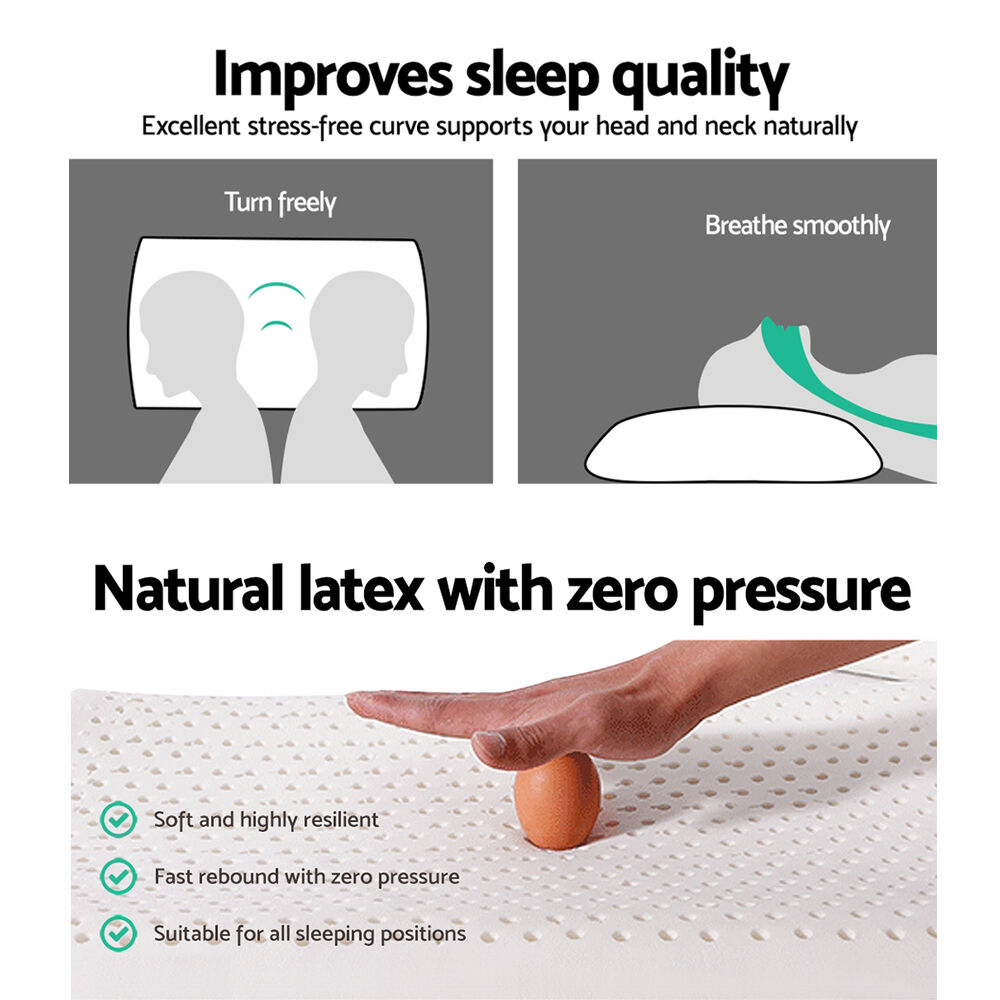 Natural Latex Pillow Classic Twin Pack Price
