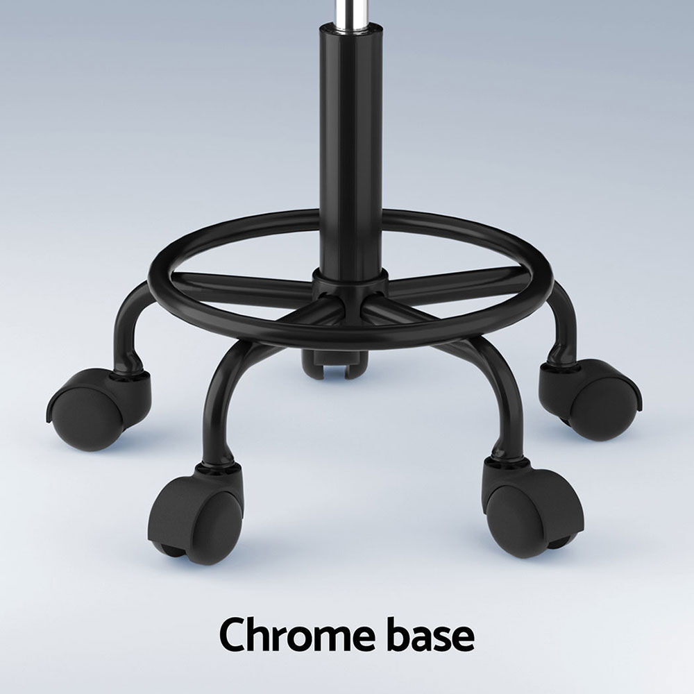 Artiss Salon Stool Square Swivel Chair Black Price