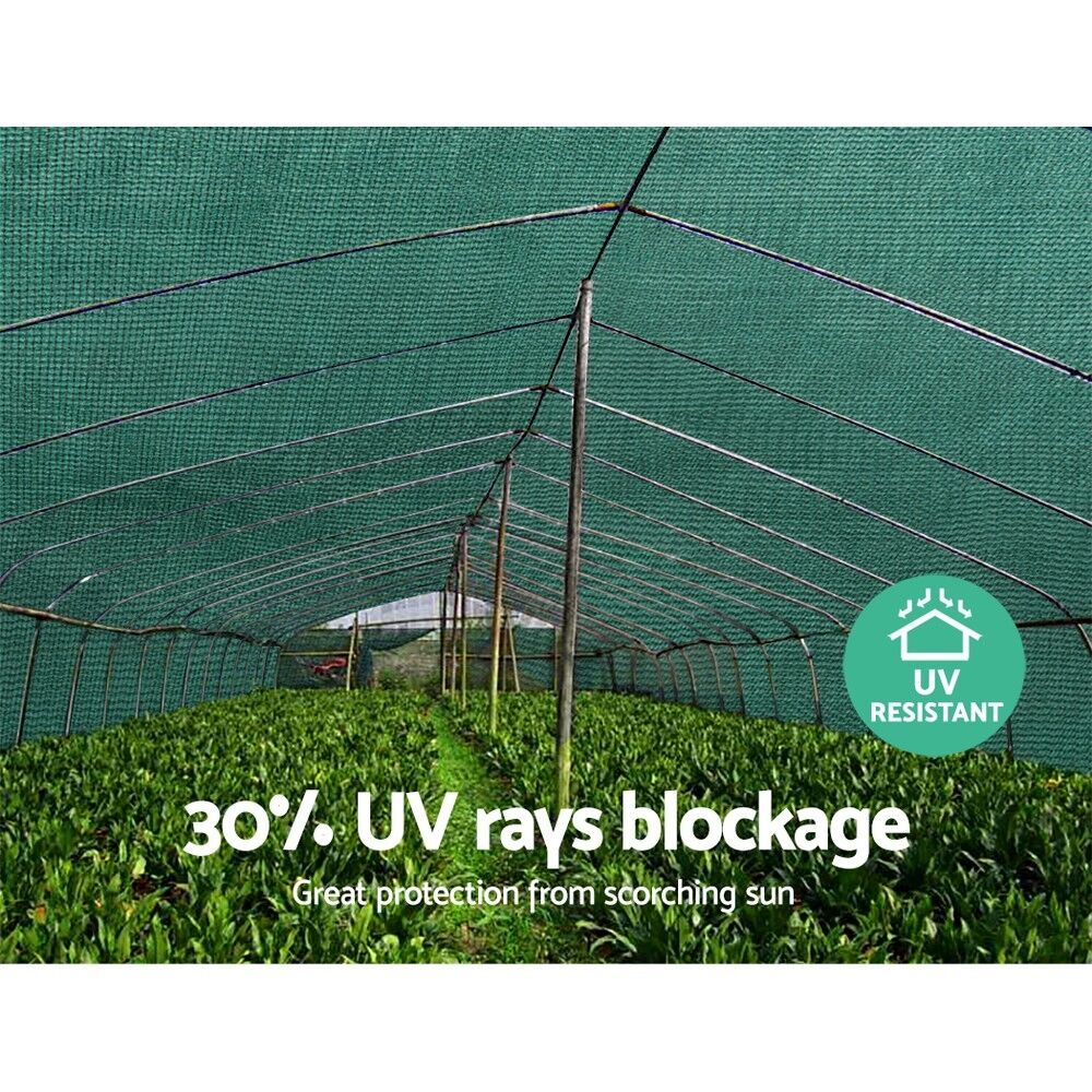 Instahut 30% Shade Cloth 1.83x10m Shadecloth Wide Heavy Duty Green Price