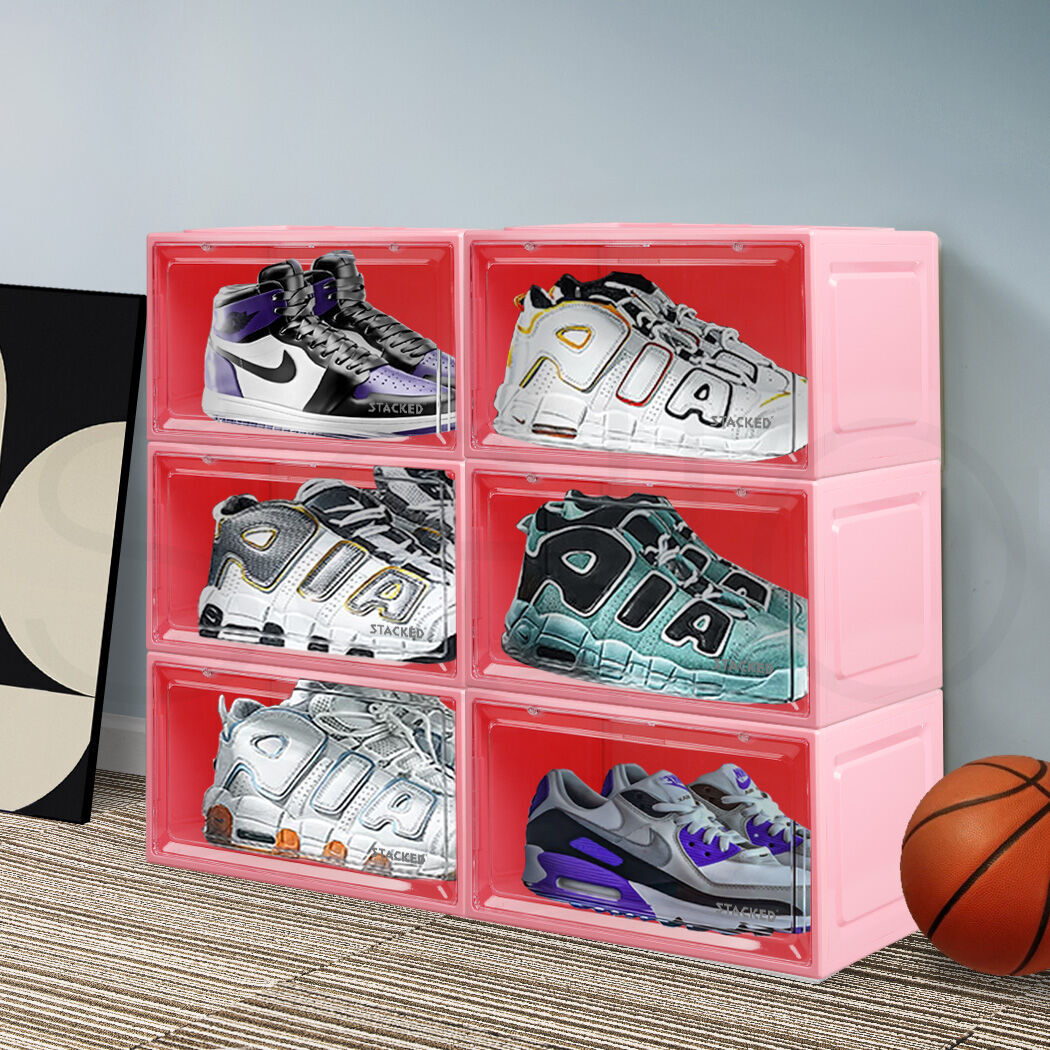Sneaker Display Case 6x Shoe Pink Price