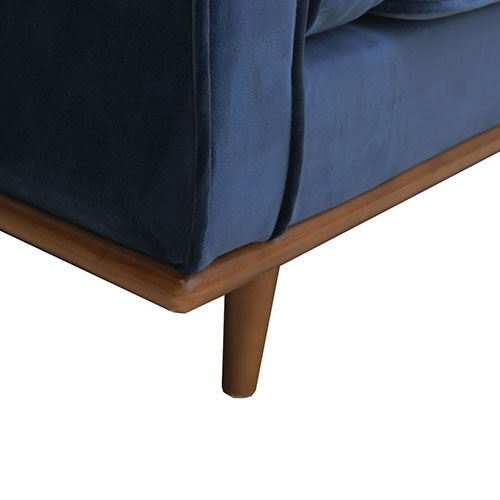 York Sofa Fabric 1 Seater Blue Price