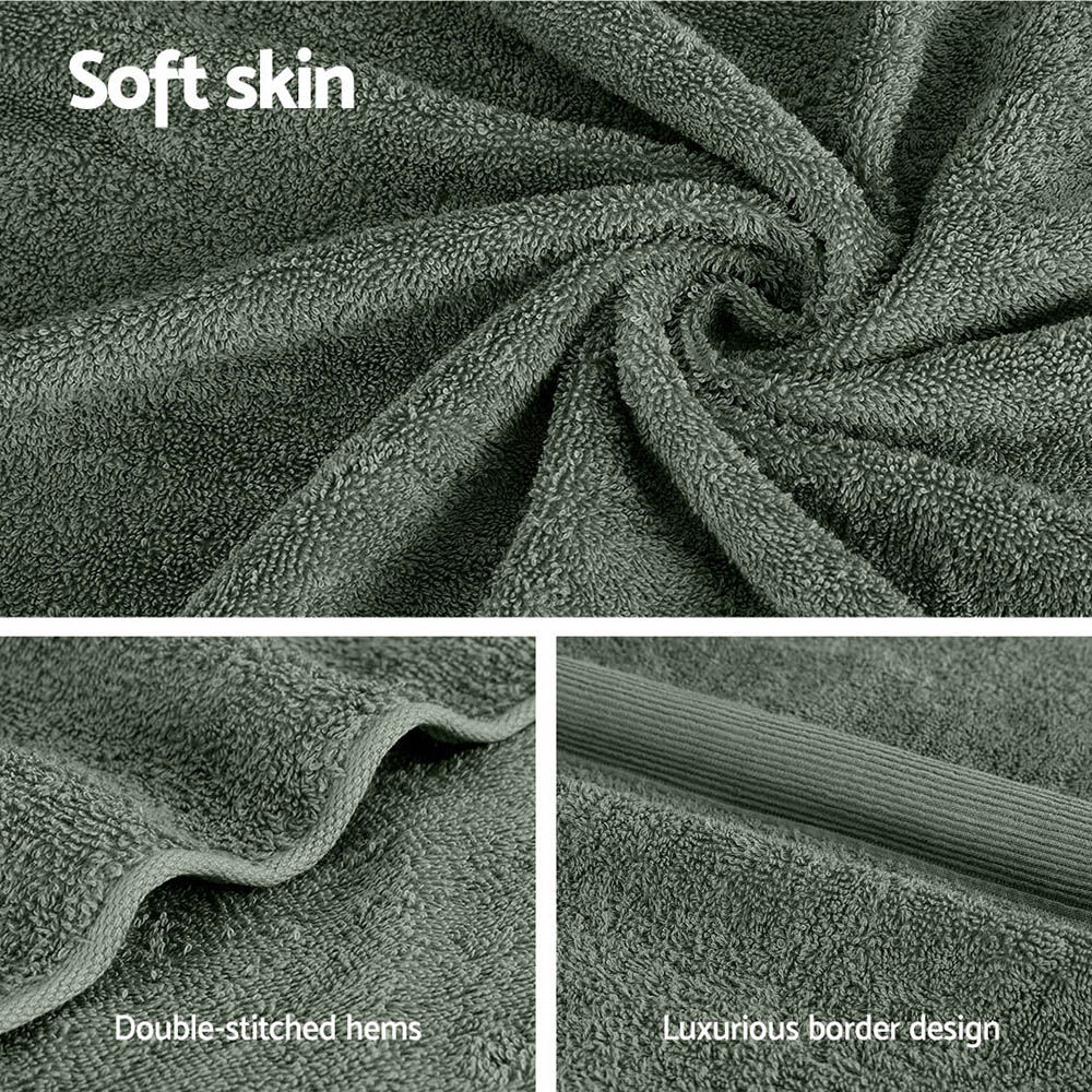 2 Pack Bath Sheets Set Cotton Extra Large Towel Green Price