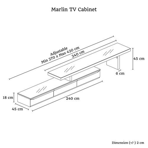 Marlin Tv Unit Black Price