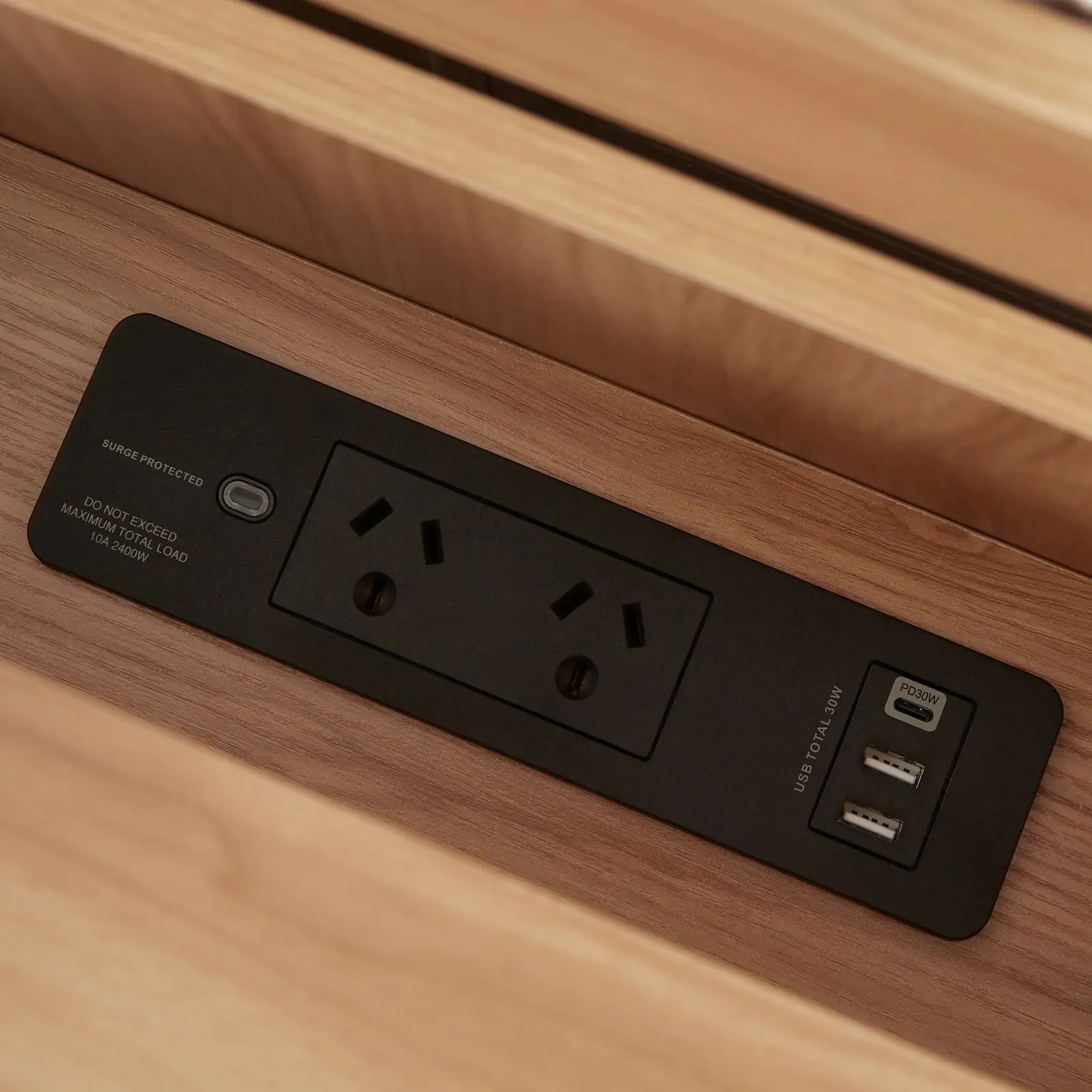 Bedside Table with Powerboard & USB Ports Price