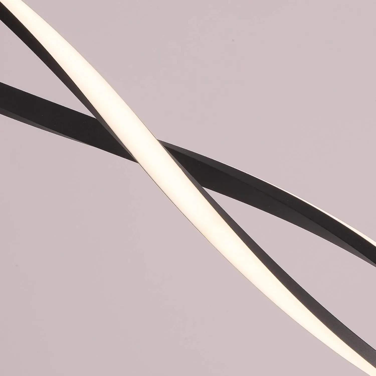 Modern LED Chandelier Lighting Lamps Bedroom Kitchen (Black, L80cm Pendant) Price