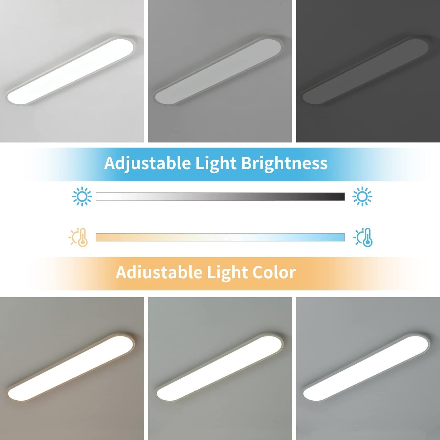 Dimmable LED Ceiling Light, 48W White Price