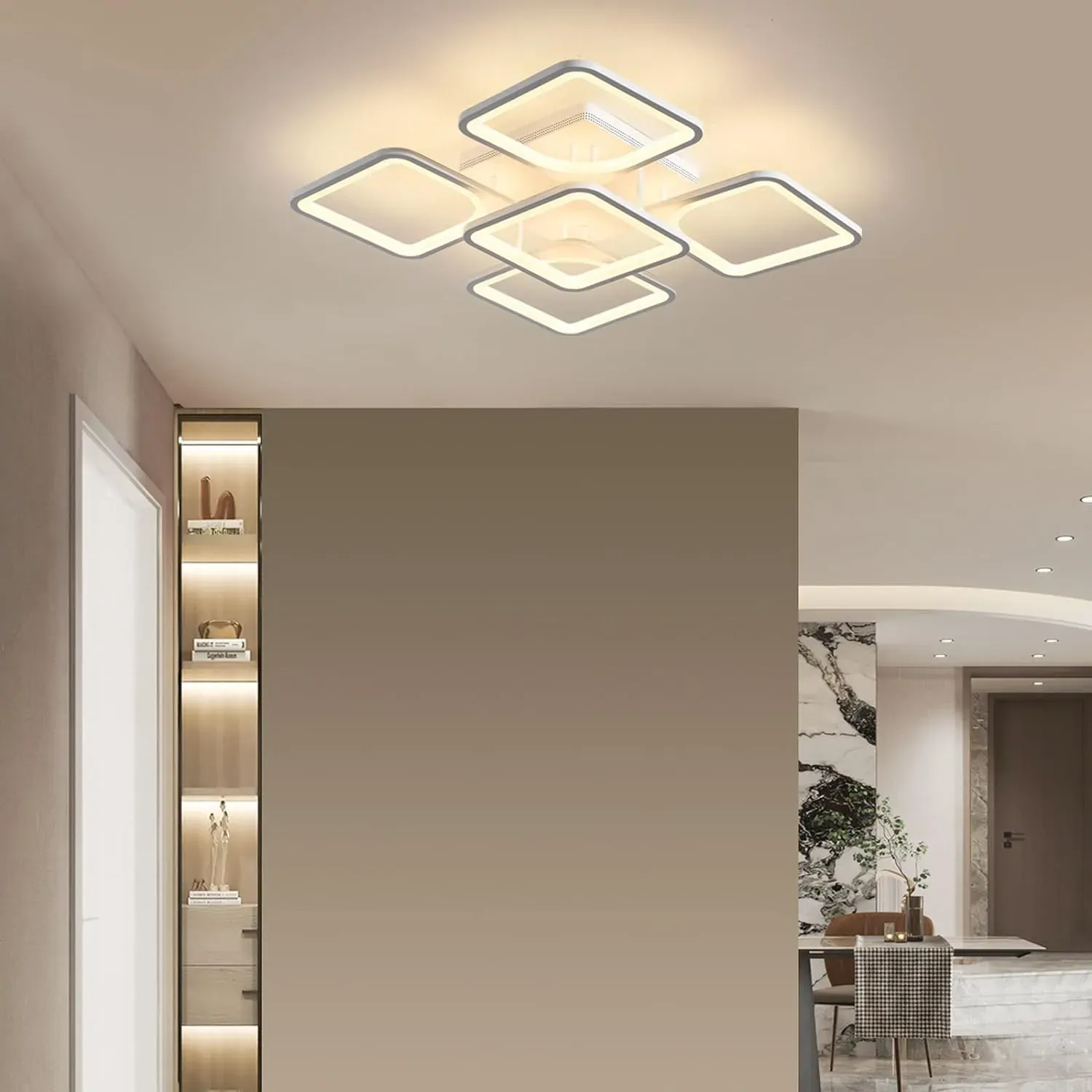Modern LED Ceiling Light Remote Control (60 cm) Price
