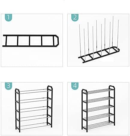 4 tier Shoe Rack Storage Organiser (White) Price