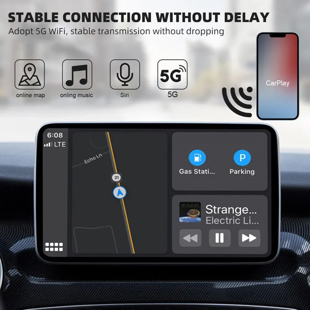 USB Wireless CarPlay Adapter Dongle for Apple iOS Car Auto Navigation Player NEW Price