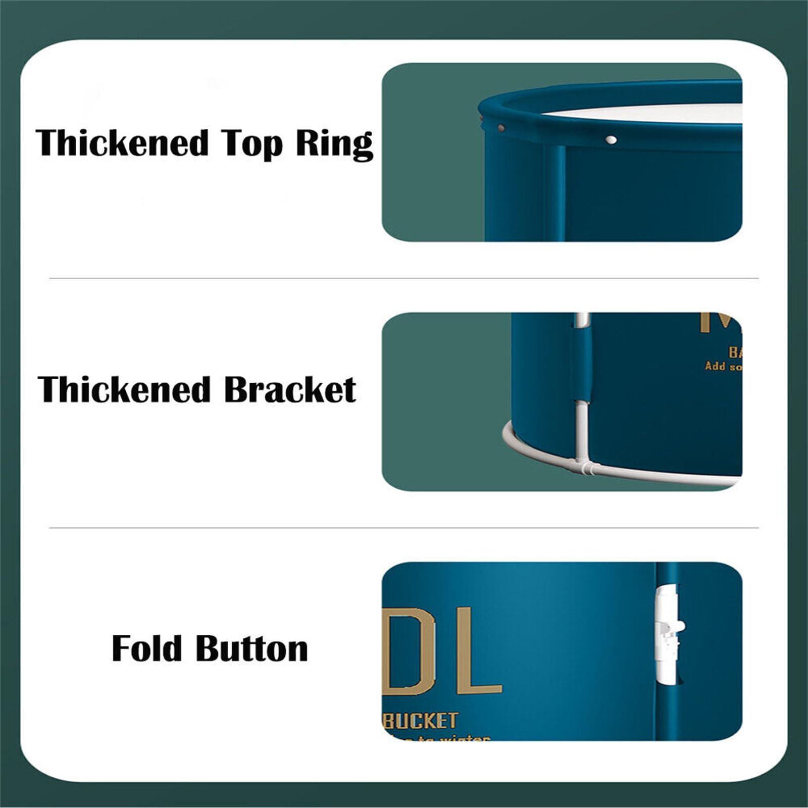 Upgrade One-Click collapse Portable Foldable Bathtub Water Tube Spa Bath Bucket Price