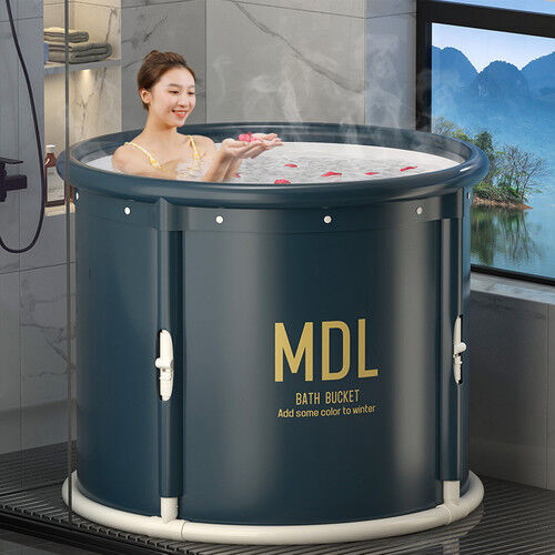 One-Click collapse Portable Foldable oxford Bathtub Water Tube Spa Bath Bucket 70x65cm Price