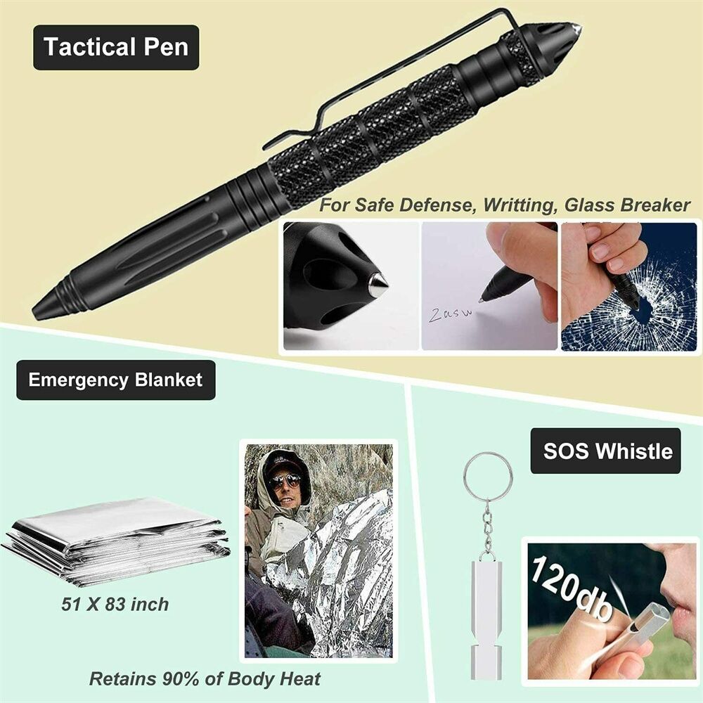 32 In 1 Emergency Survival Equipment Kit Camping SOS Tool Sports Tactical Hiking Price