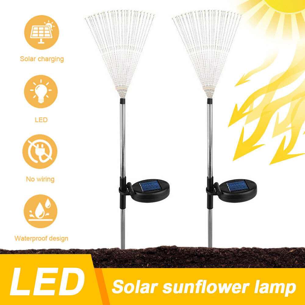 Colourful Fireworks 150 LED Fairy String Lights Starburst Solar Xmas Garden Night Lamp Hot NEW Price
