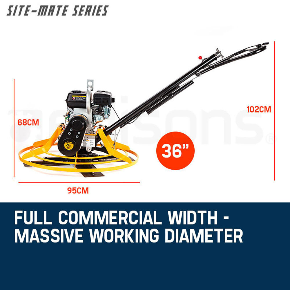 Baumr-AG 36" Troweller Machine - Trowelling Power Trowel Concrete Helicopter Price