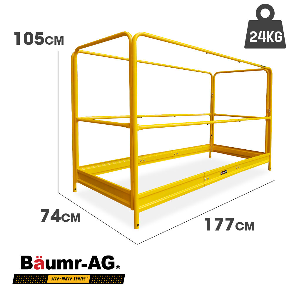 Baumr-AG Safety Guard Rail for Adjustable Mobile Scaffold Price