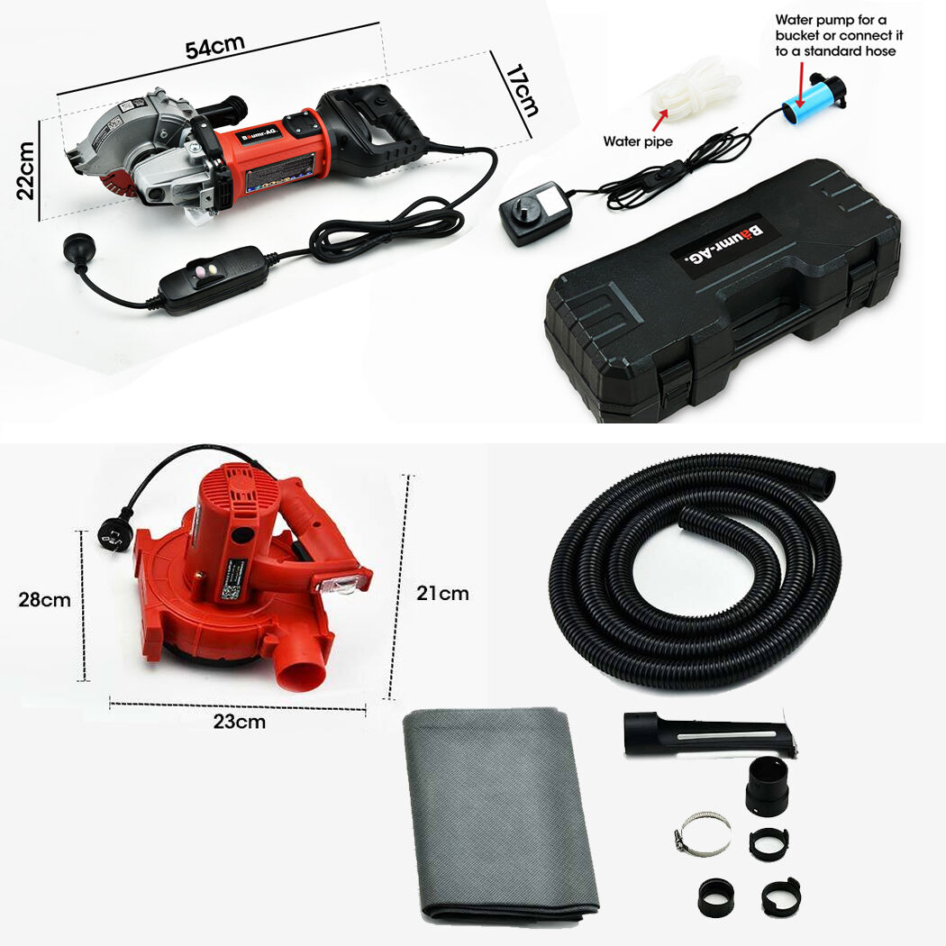 BAUMR-AG Wall Chaser and Vacuum Combo Concrete Dust Collector Chasing Machine Price