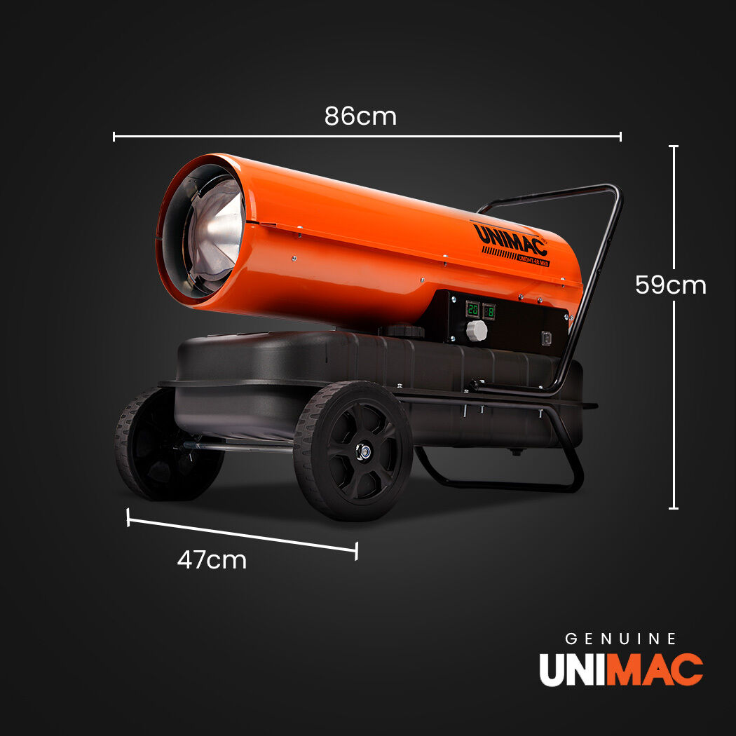 UNIMAC 30KW Portable Industrial Diesel Indirect Forced Air Space Heater Price