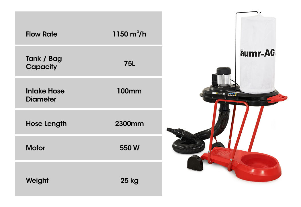 Baumr-AG Dust Collector Extraction Cyclone Woodworking Portable Catcher Workshop Price