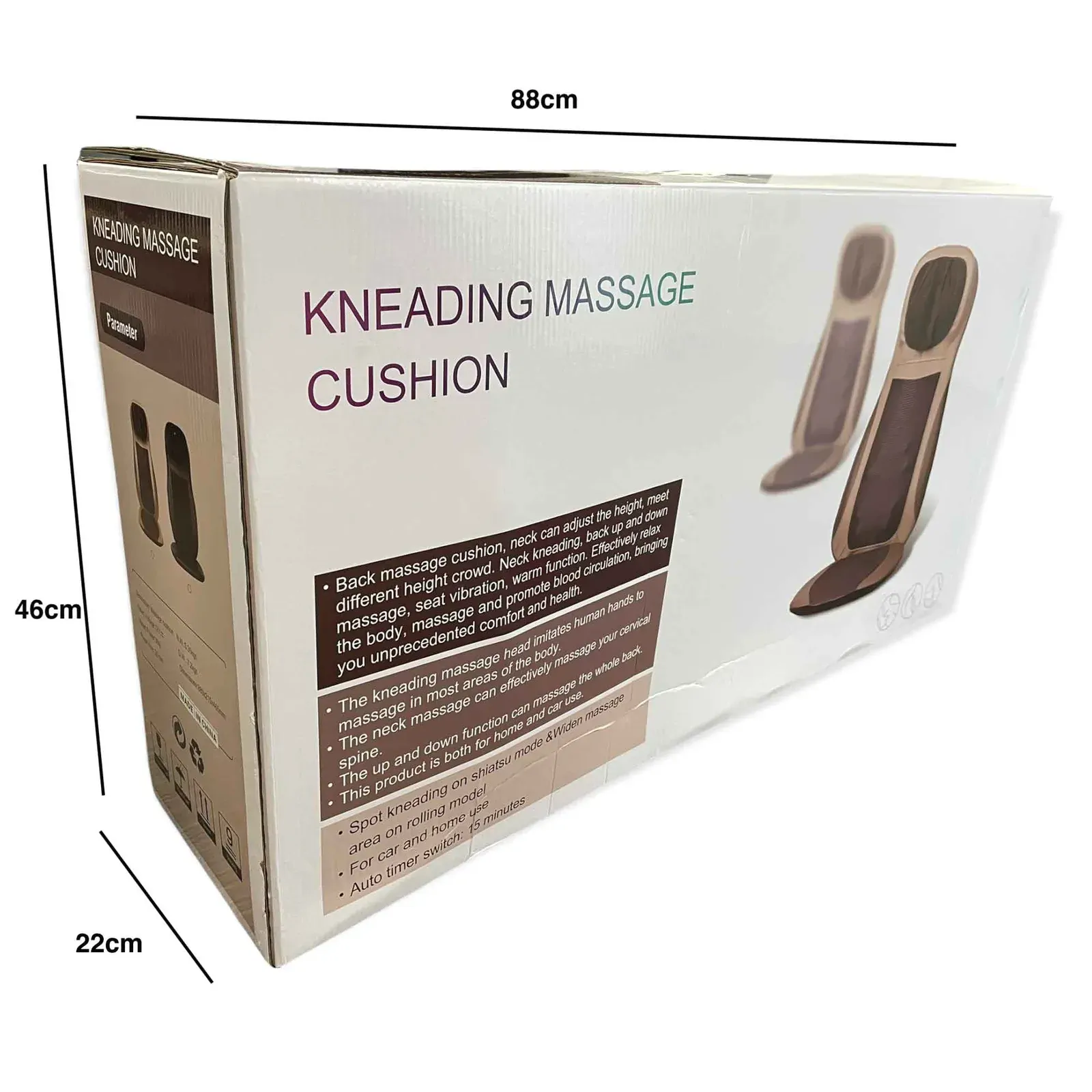 Massager Cushion - Chair Seat Kneading Shiatsu Heat Massage Portable Car Price