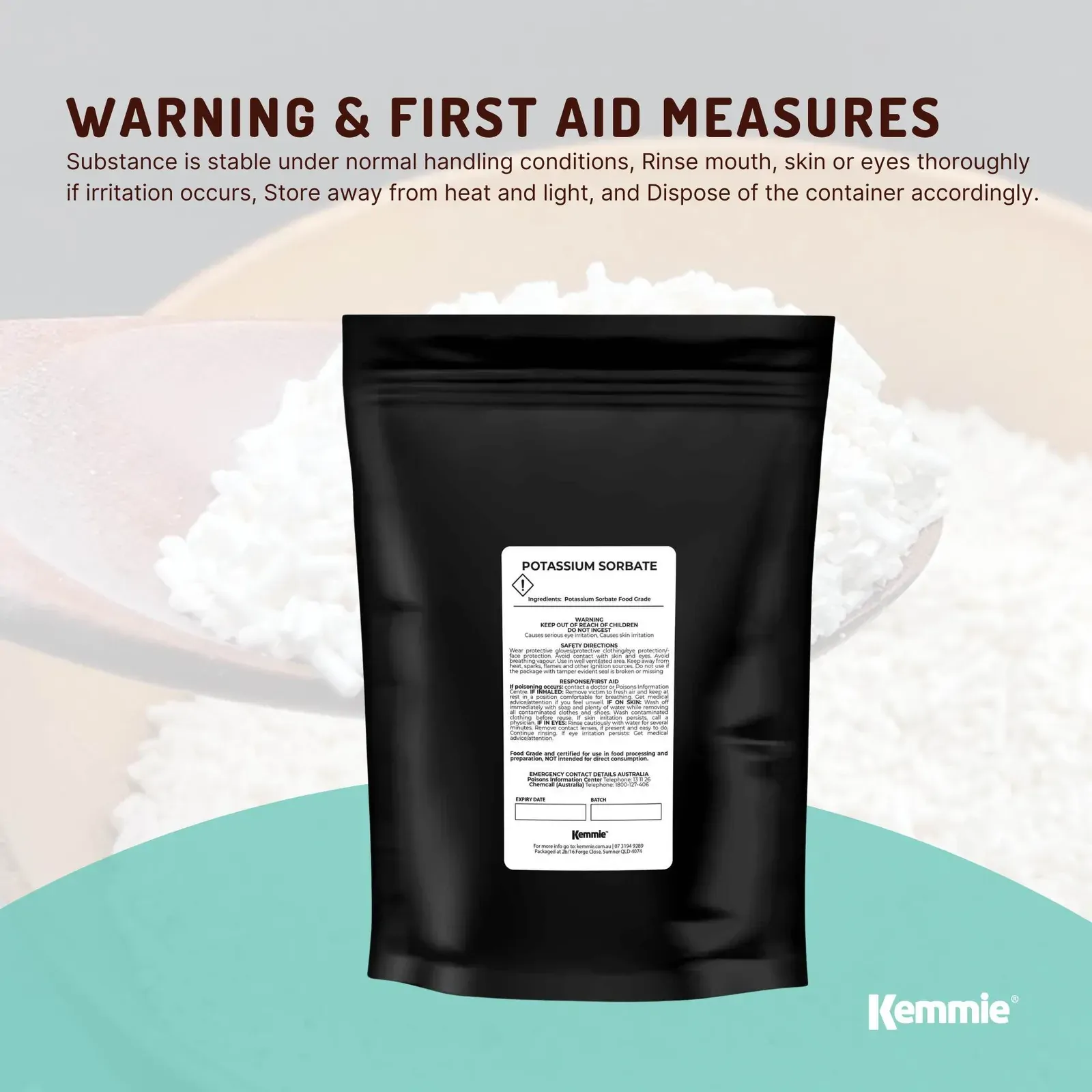 2Kg Potassium Sorbate Granules Food Grade Preservative Cosmetics Brew Skin E202 Price
