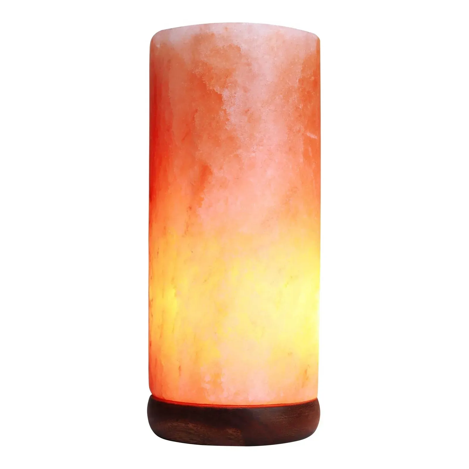 12V 12W Cylinder Himalayan Pink Salt Lamp Carved Rock Crystal Light Bulb On/Off Price