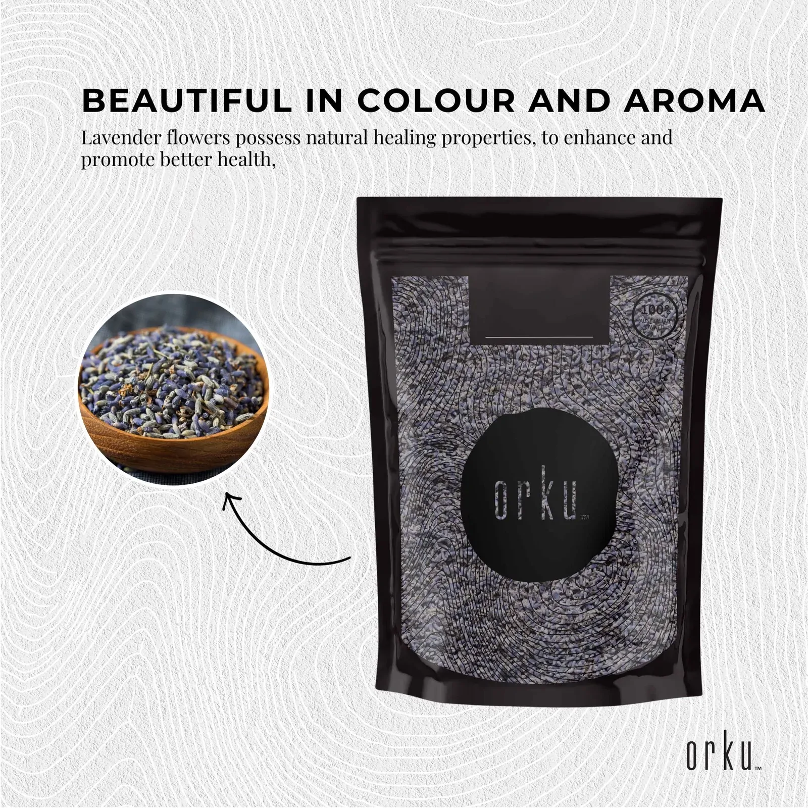 100g Organic Lavender Flower - Dried Fragrant Lavendula Angustifolia Price