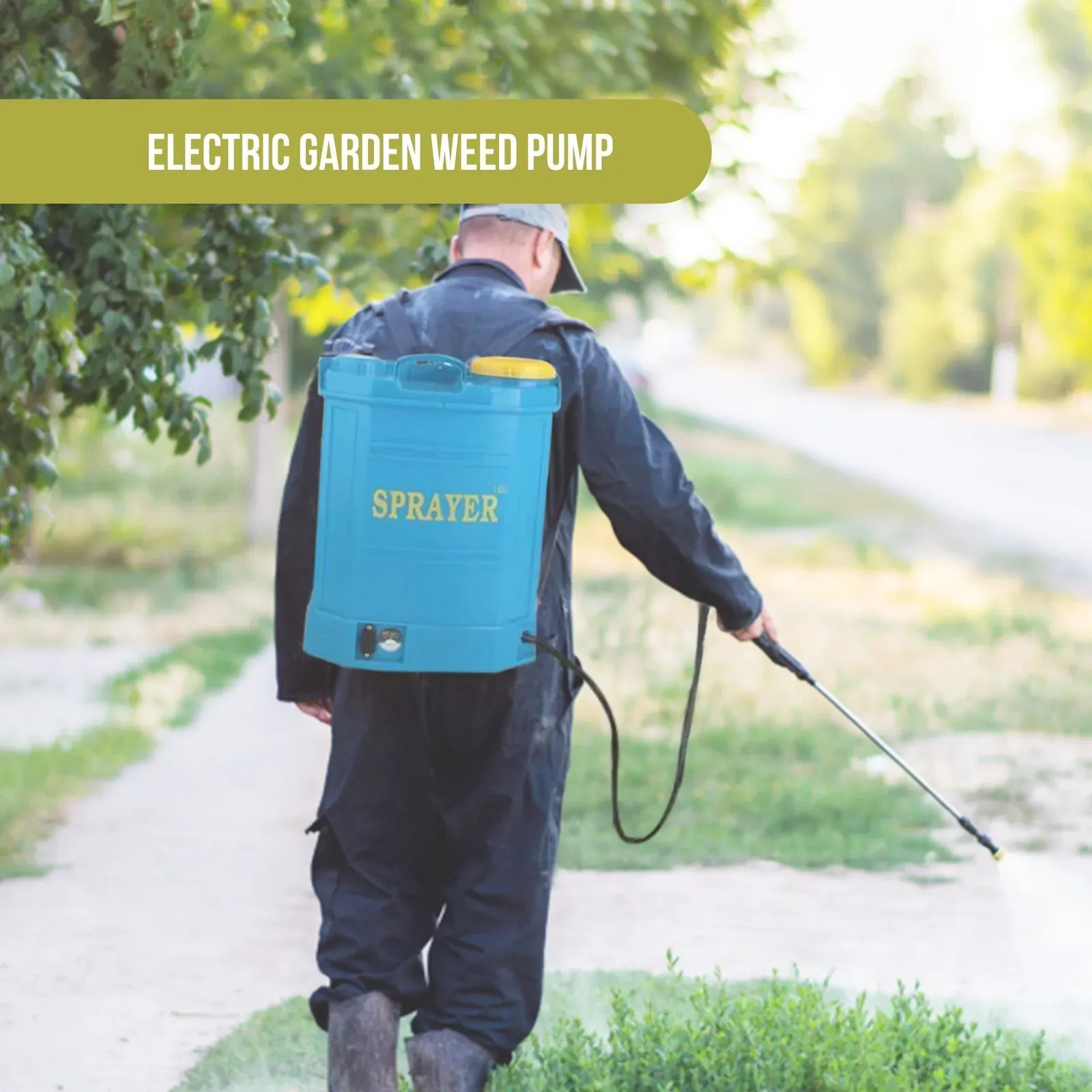 16L Rechargeable Backpack Pressure Sprayer - Portable Electric Garden Weed Pump Price