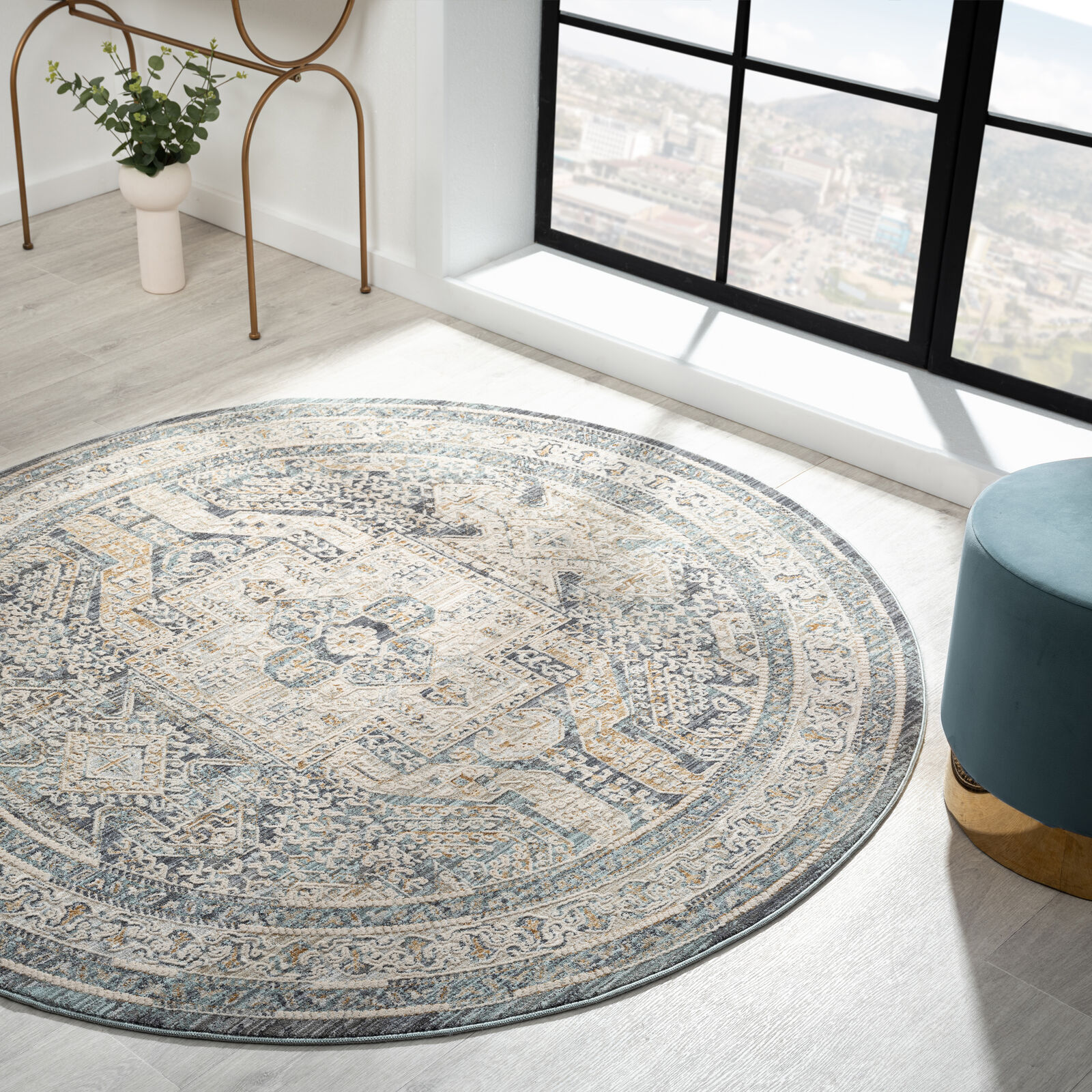 Aubre Contemporary Area Rug - Charcoal - 120x180 Price