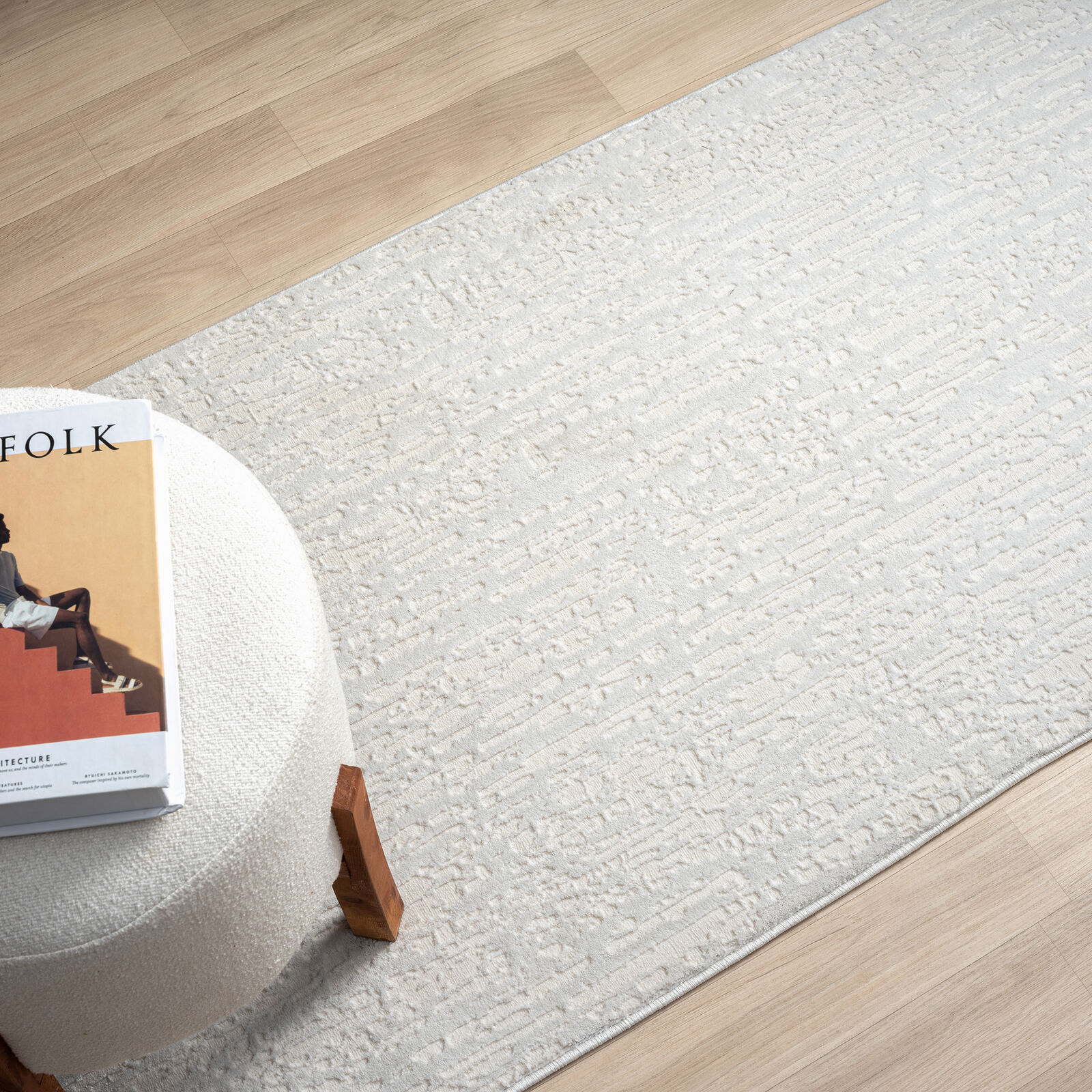 Grande Jacquard Rug - Pearl - 200x290 Price