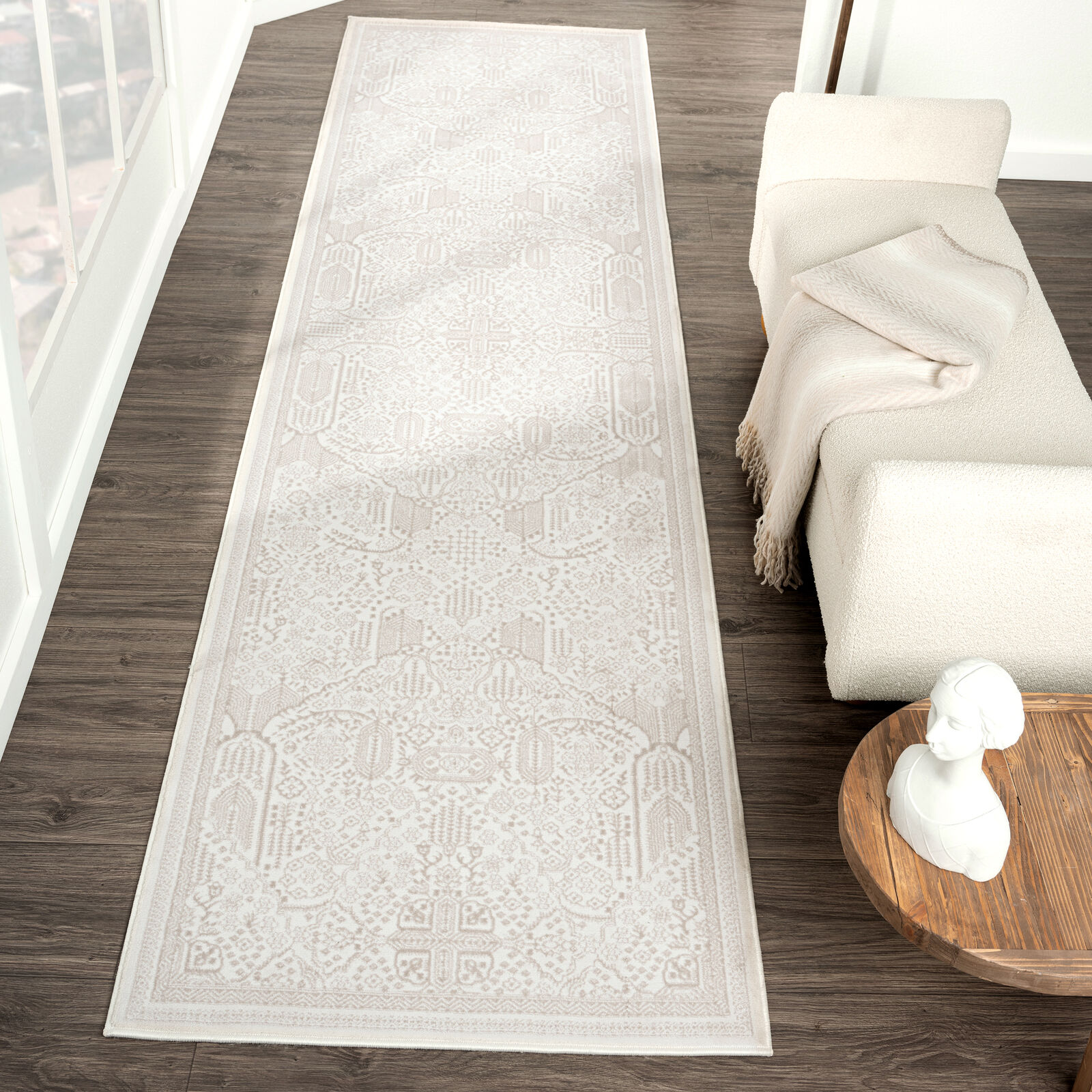 Grande Jacquard Rug - Sand - 300x400 Price