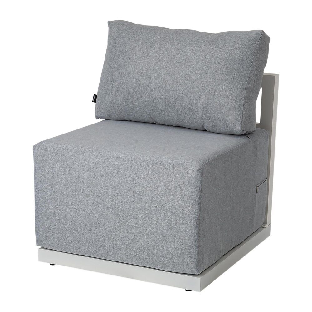 Contemporary All-Weather Lounge Set Charcoal Grey Price
