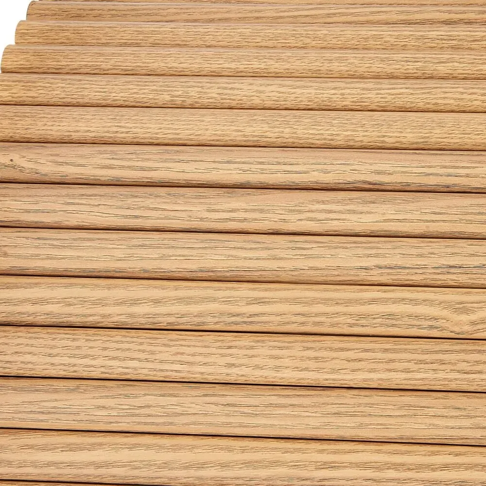 Luxe Ribbed Round Coffee Table Wooden Price