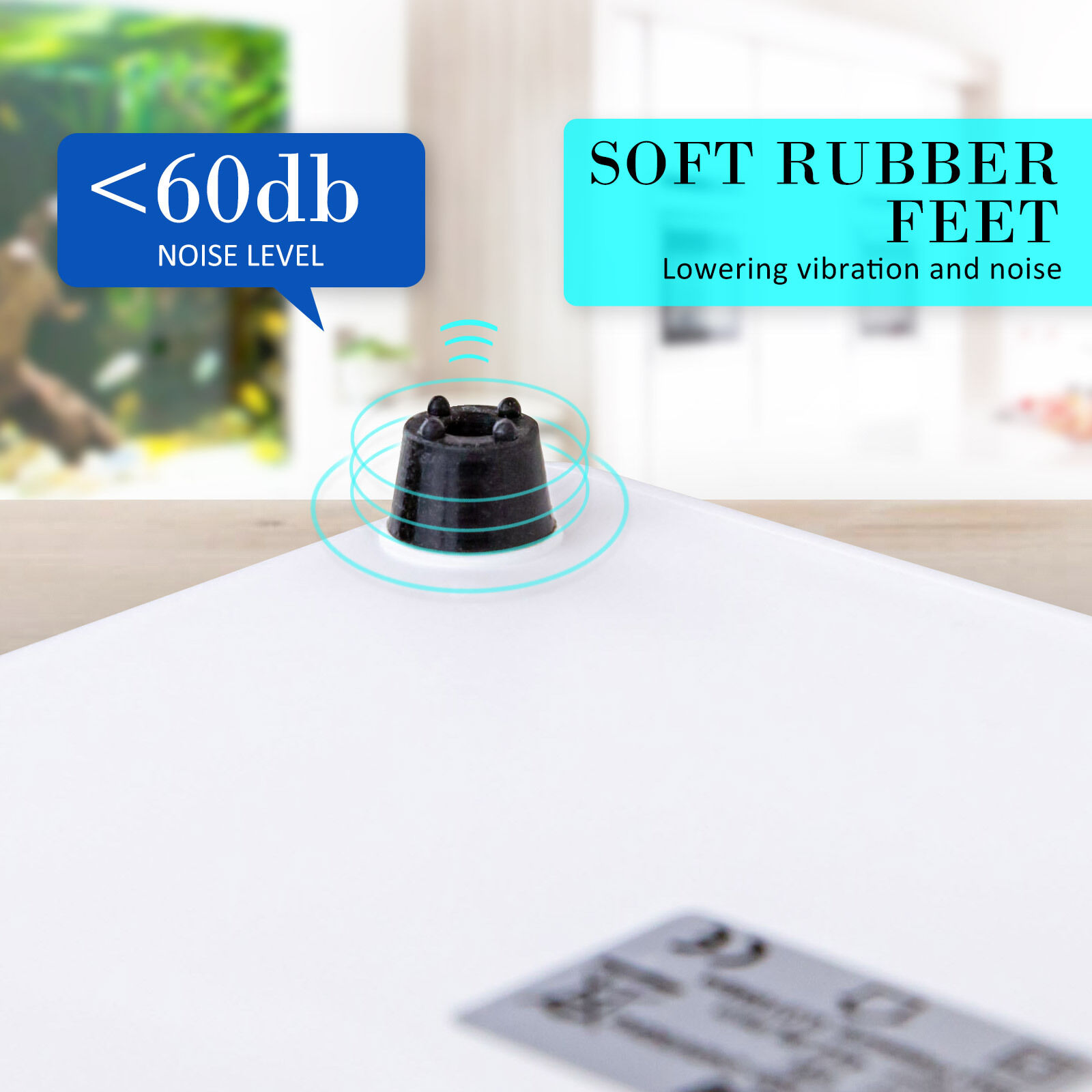 Aquarium Air Pump Oxygen Hydroponic 4 Outlet 670L/H 8W WHITE Price