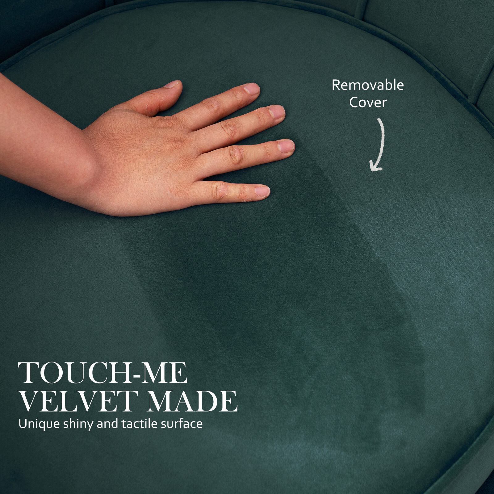 Armchair Lounge Chair Accent Velvet Shell Scallop + Ottoman Footstool Round GREEN Price