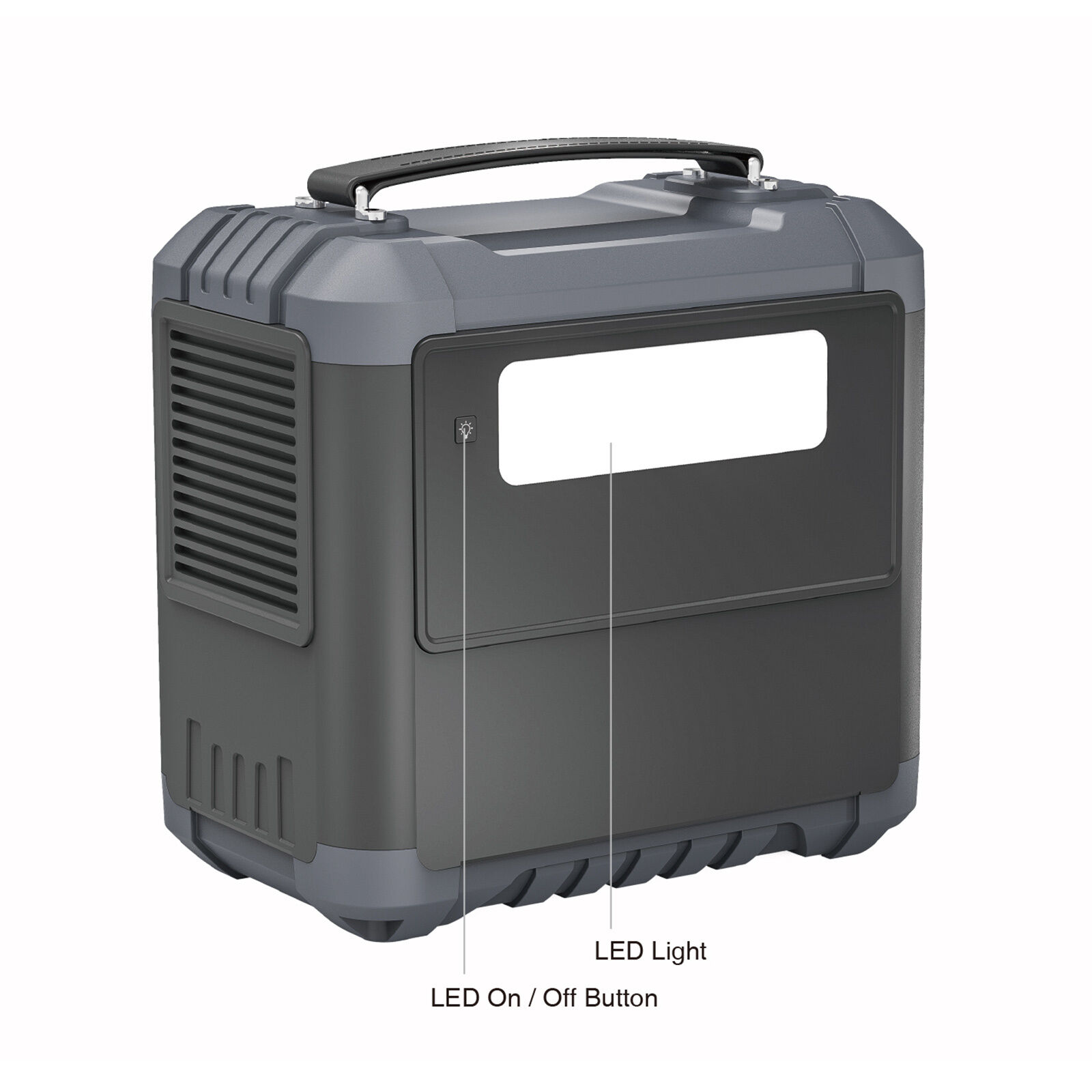 1000W Portable Power Station Battery Charger 716Wh LED Light Price