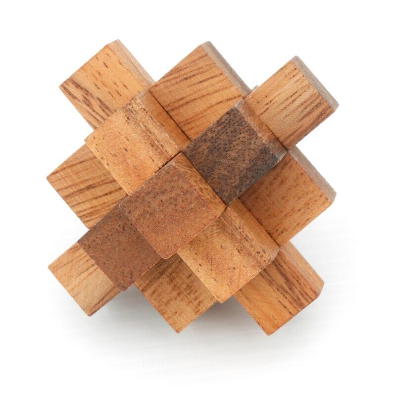 12 unique hand made wooden Puzzles in a Deluxe Gift Box Set-for kids or adults Price