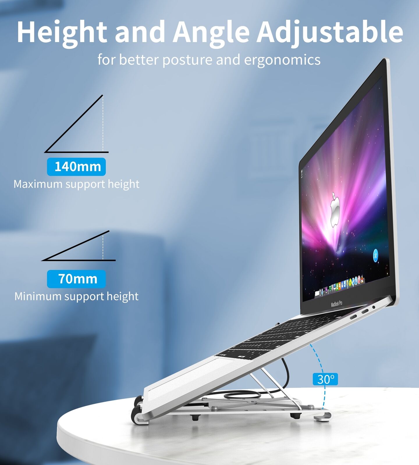 CHOETECH HUB-M43 7-in-1 USB-C Multiport Adapter with Foldable Laptop Stand Price
