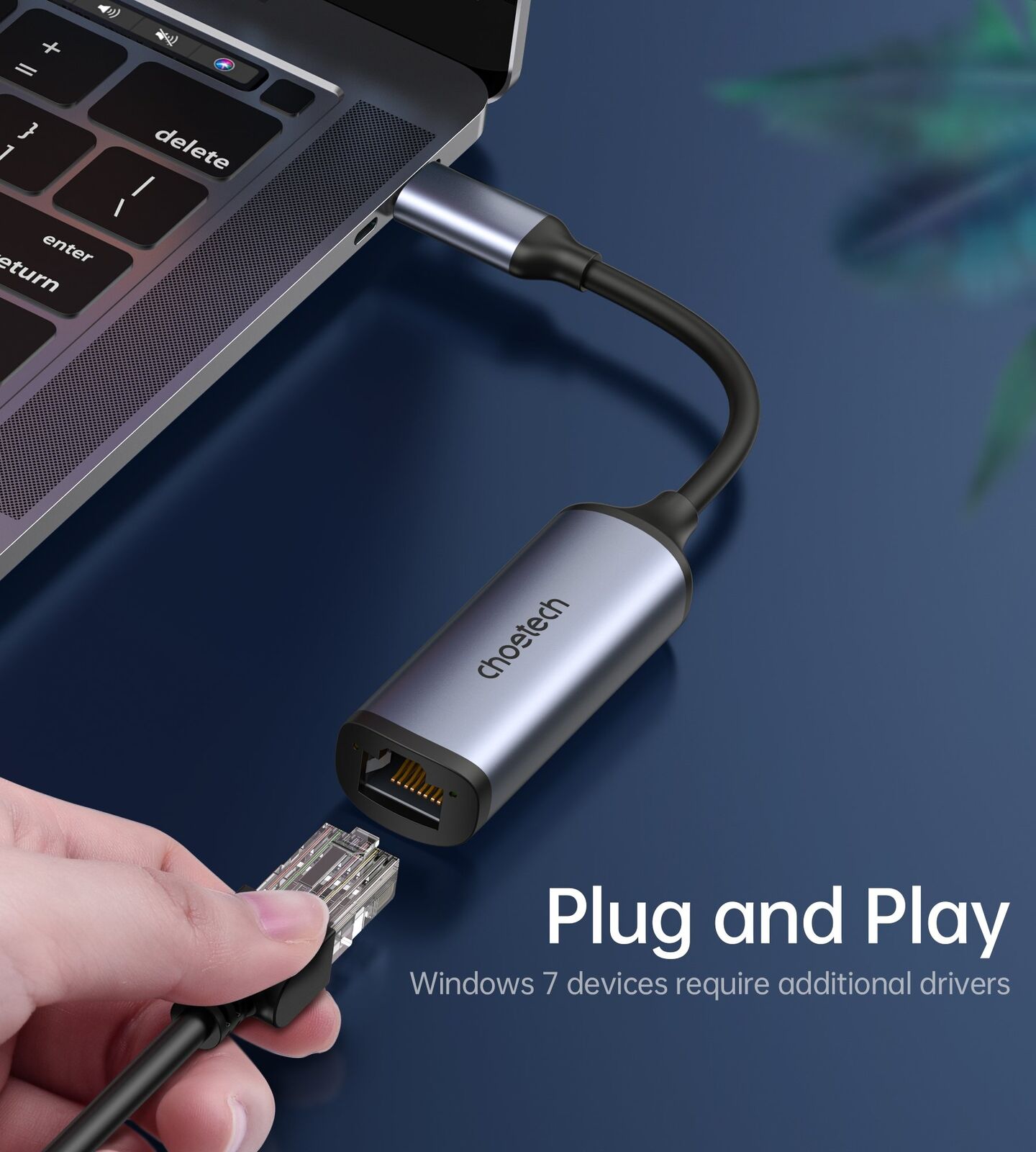 CHOETECH HUB-R02 USB-C to Gigabit Ethernet Adapter Price