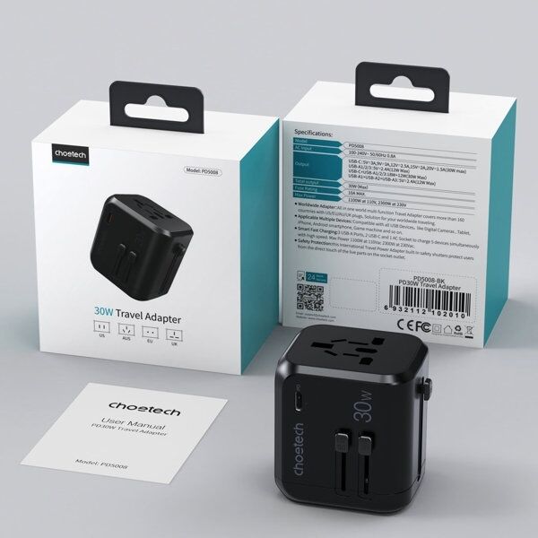 CHOETECH PD5008 30W Fast Universal GaN Travel Charger Price