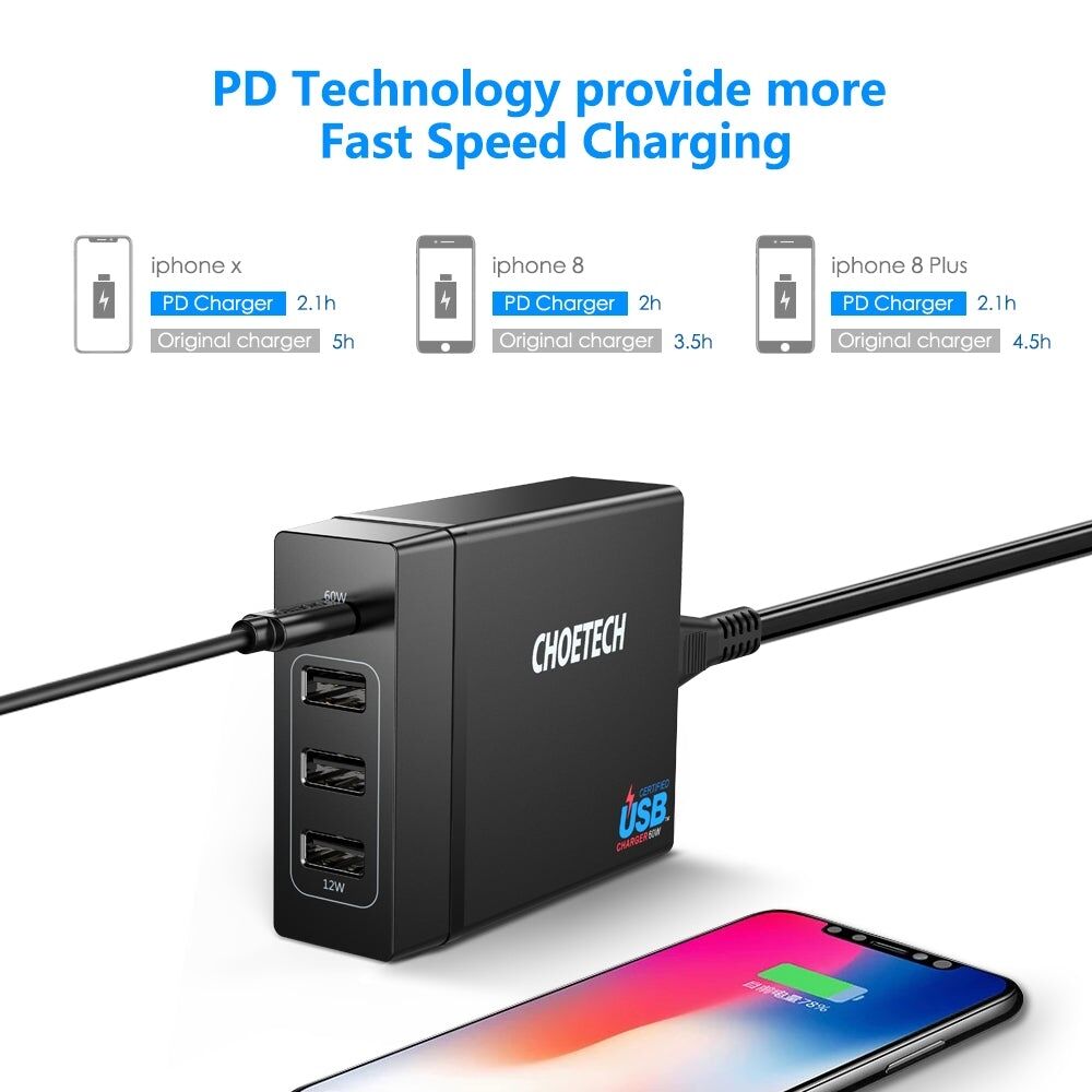 CHOETECH PD72 Power Delivery Charger Price