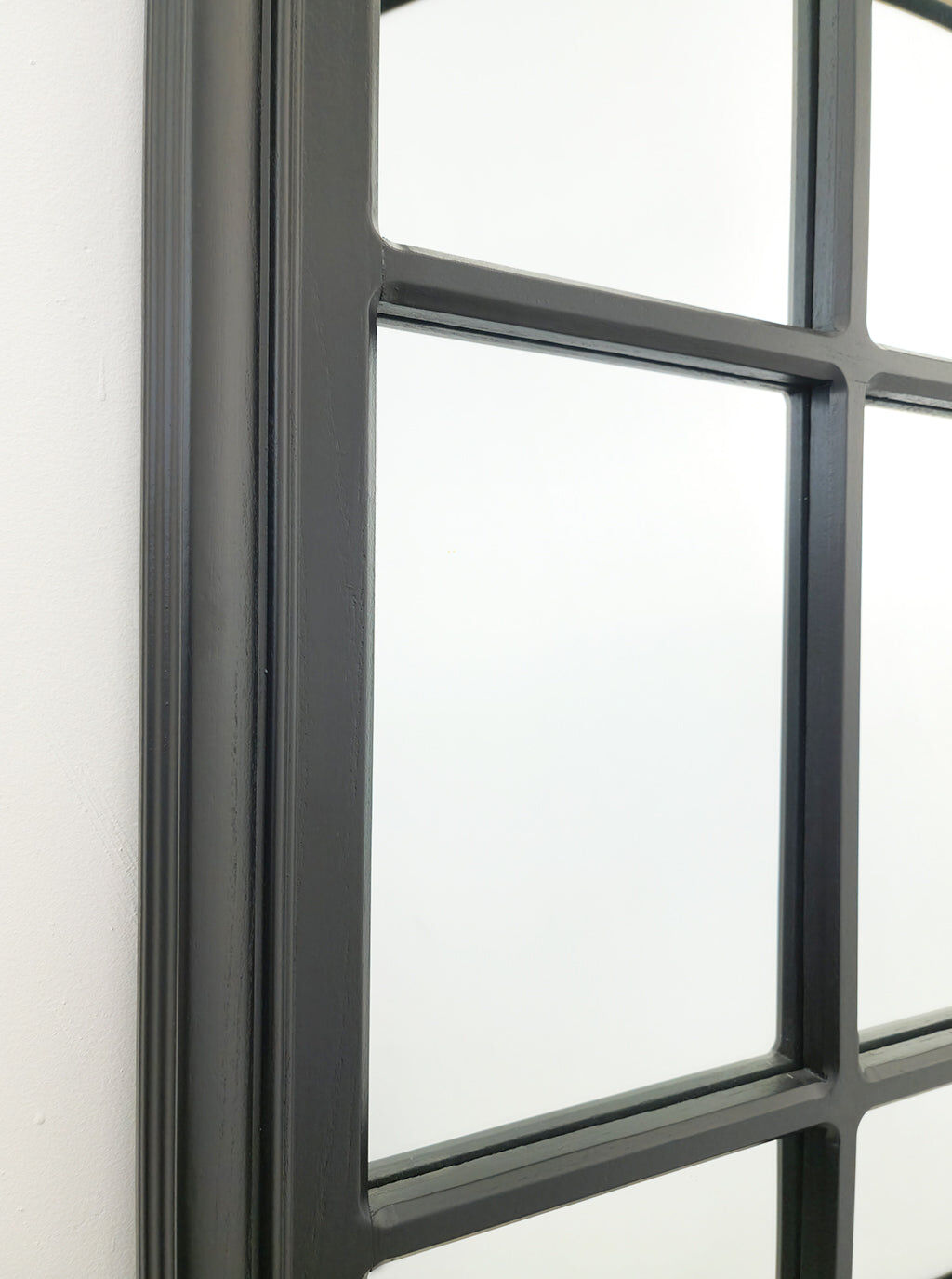 Window Style Mirror - Black Arch 70 CM x 130 CM Price